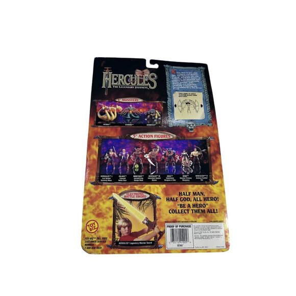 Vintage 1995 Hercules Xena Warrior Princess Action Figure W/ Weapons Collectible - Picture 6 of 7